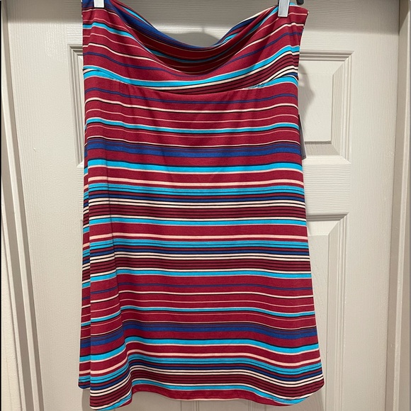 LulaRoe Azure skirt stripes 2XL NWT